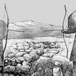 Рис. 9. Коряки в боевом облачении. Конец XIX в. Из работы В. Иохельсона «The Koryak».