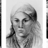 Кумандинцы. Фото и рисунок из собрания Бийского краеведческого музея. Алтайский край. Источник: geo.1september.ru