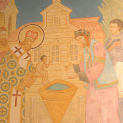Методы крещения автохтонного населения Западной Сибири в конце XVI — XVII вв. Крещение коренных народов Сибири (икона Сергея Вершинина)