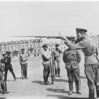 C белой армией в Сибири Обучение солдат-белогвардейцев в Иркутске