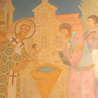 Крещение коренных народов Сибири (икона Сергея Вершинина)